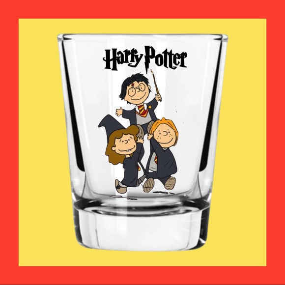 Peanuts Characters/Harry Potter Shot Glass/Gift Box - Picture 2 of 2